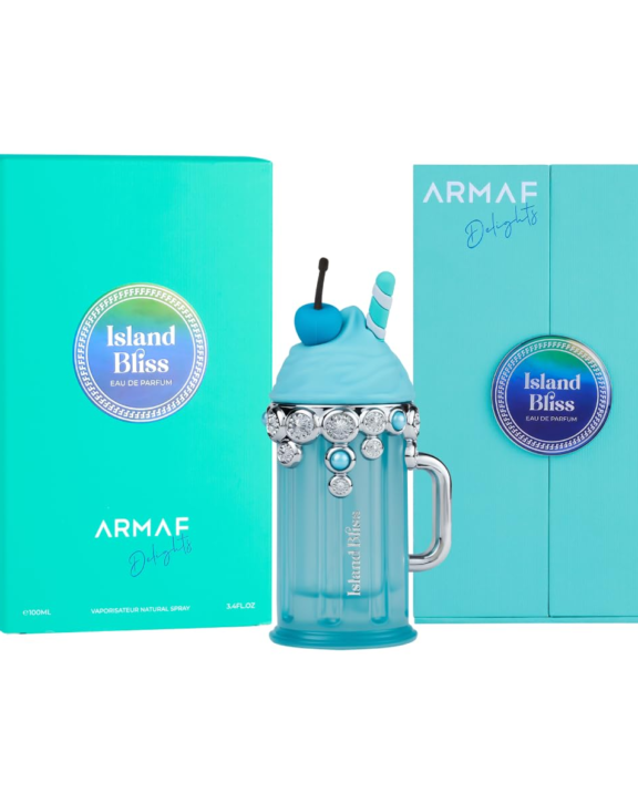 Armaf Island Bliss, Island Bliss EDP, Aquatic Fruity Perfume, Tropical Fragrance, Summer Perfume, Coconut Water Scent, Green Apple Fragrance, Bergamot Perfume, Jasmine Scent, Vanilla Perfume, Beach Fragrance, Fresh Perfume, Coastal Fragrance, Long-Lasting Perfume