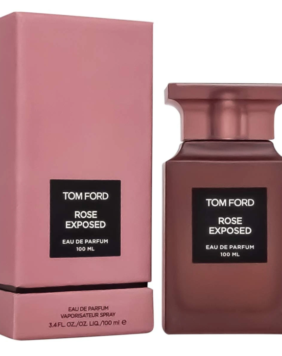 Tom Ford Rose Exposed, Rose Exposed Perfume, Tom Ford Fragrance, Unisex Perfume, Floral Woody Musk, Rose Perfume, Rose Oil, Rose Water, Orange Blossom, White Pepper, Pink Pepper, Leather Fragrance, Olibanum, Sandalwood, Cashmeran