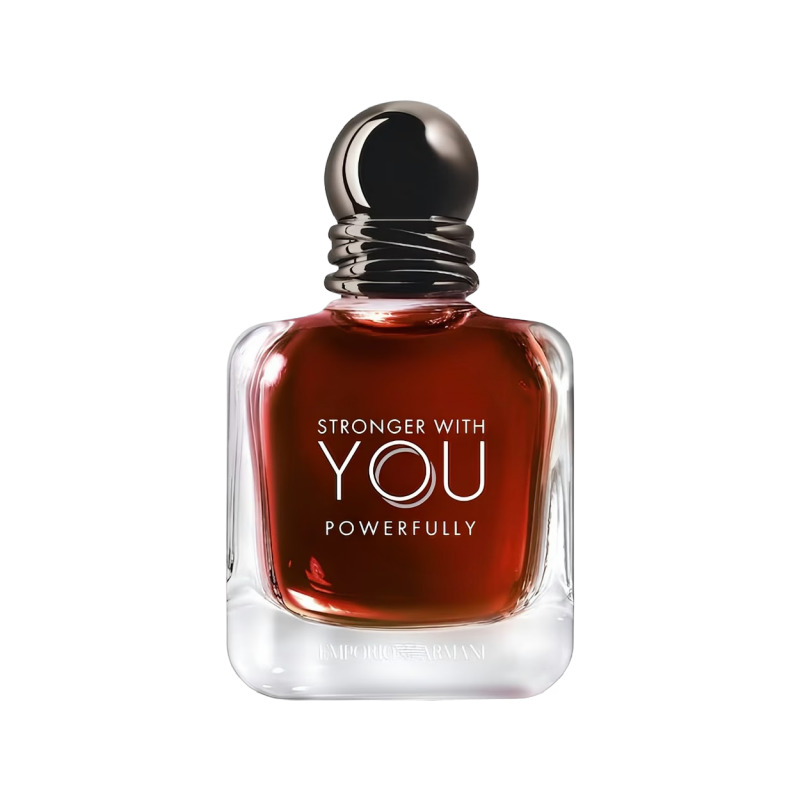 Stronger With You Powerfully, Emporio Armani, Giorgio Armani, men's fragrance, Eau de Parfum, cherry fragrance, vanilla fragrance, amberwood, chestnut, spicy fragrance, warm fragrance, oriental vanilla &nbsp;
