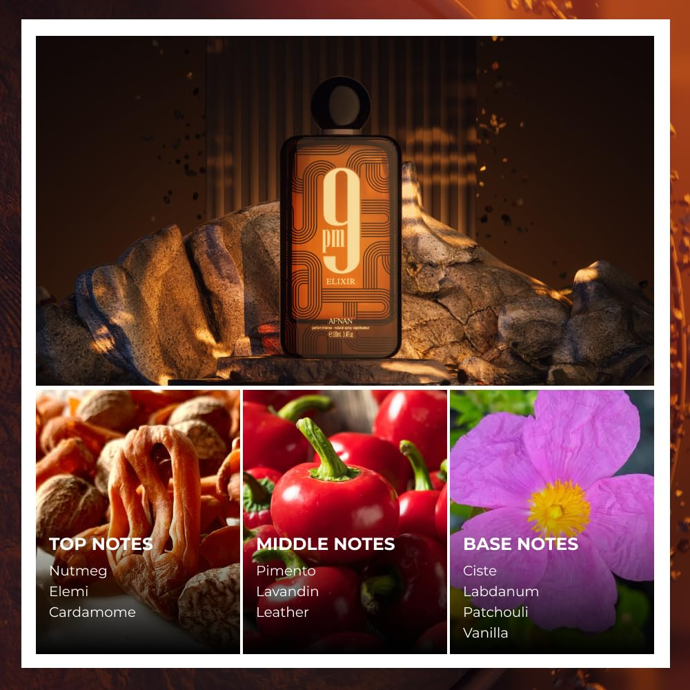 AFNAN 9 PM ELIXIR PARFUM INTENSE - Image 3