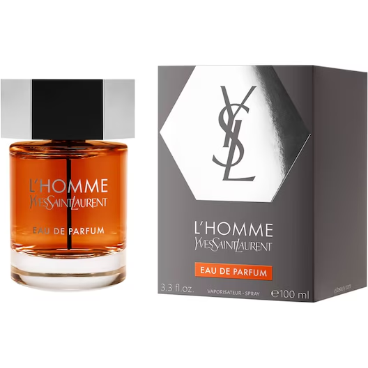 YSL L'Homme Eau de Parfum, L'Homme EDP, YSL L'Homme Perfume, Yves Saint Laurent Men's Perfume, Men's Fragrance, Woody Aromatic Perfume, Bitter Orange, Bergamot Fragrance, Lavender Perfume, Geranium, Cognac Accord, Oak, Cedarwood, Vetiver, Long Lasting Men's Fragrance