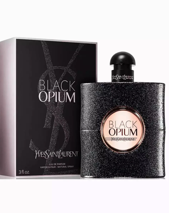 YSL Black Opium, Black Opium Perfume, Yves Saint Laurent Perfume, Women's Perfume, Coffee Perfume, Vanilla Fragrance, Oriental Vanilla Perfume, Coffee Scent, Jasmine Perfume, Orange Blossom, Pink Pepper, Patchouli, Cedarwood, Glam Rock Perfume, Long Lasting Fragrance