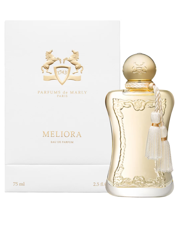 Meliora Perfume, Parfums de Marly Meliora, Meliora EDP, Women's Perfume, Floral Green Perfume, Black Currant Fragrance, Red Berry Perfume, Rose Fragrance, Lily of the Valley, Ylang-Ylang Perfume, Vanilla Fragrance, Musk Perfume, Luxury Perfume